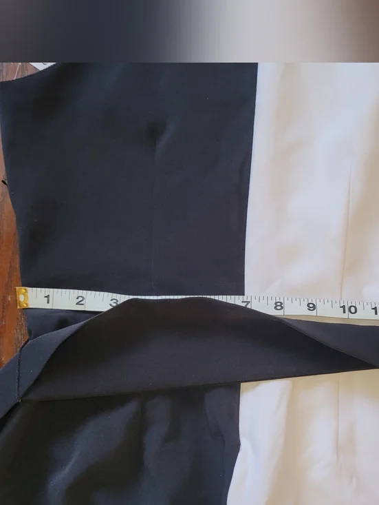 NY&C Black & White Colorblock Halter Jumpsuit - Size Small - NWT - Picture 6 of 7